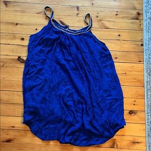 Kaktus Royal Blue Women's Camisole with Chain Straps